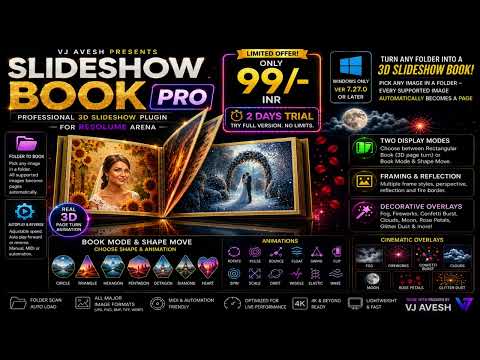 SlideShowBook Plugin For Resolume